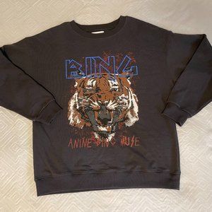 anine bing graphic crewneck